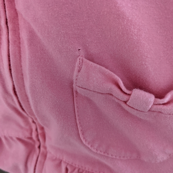 Adidas pink zip up hoodie with ruffle detail - Picture 4 of 4
